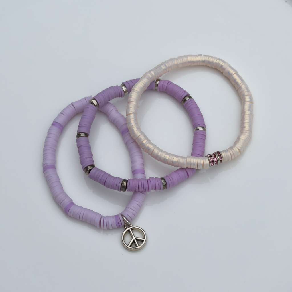 Peace & Lavender Stack — Set of 3