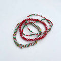 Peppermint Christmas Stack — Set of 4
