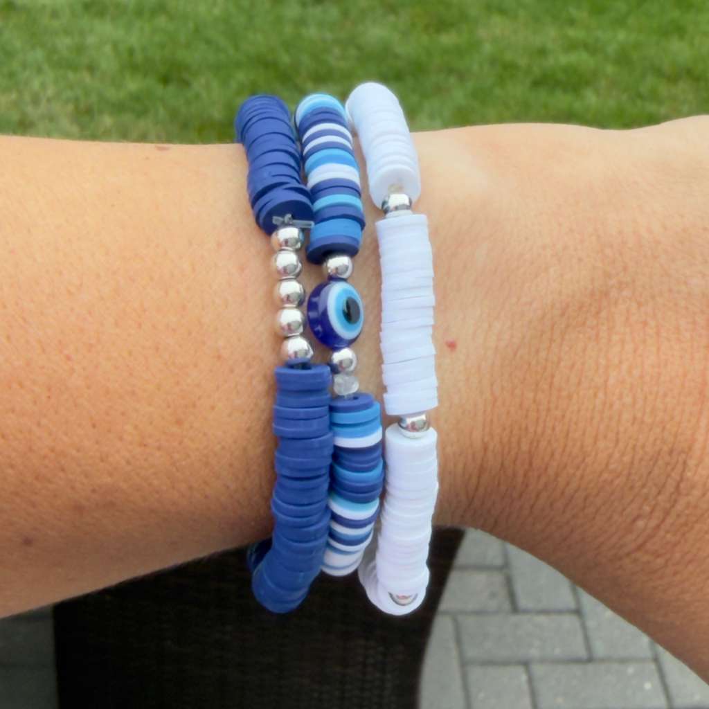 Blue Eye Stack — Set of 3