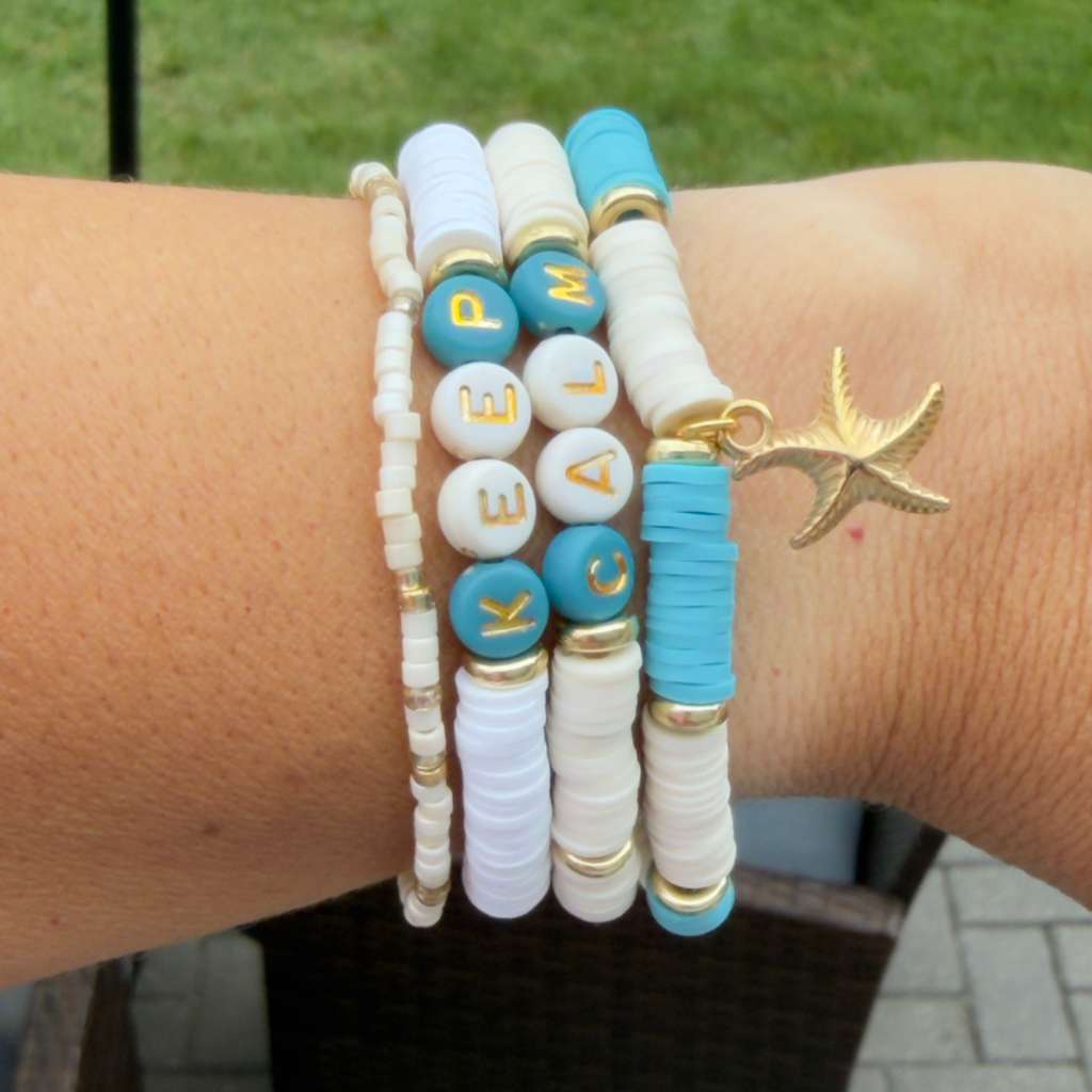 Keep Calm Coastal Stack — Set of 4