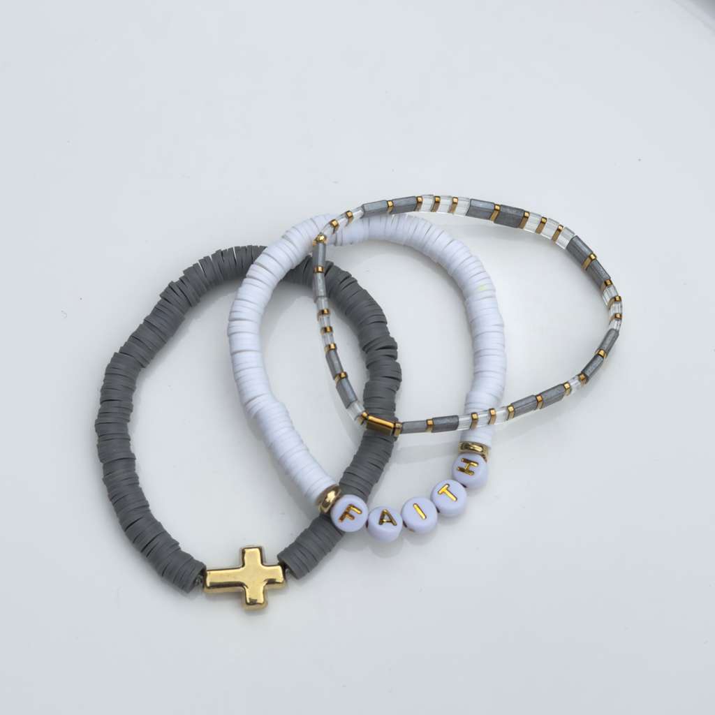Faith & Grace Stack — Set of 3