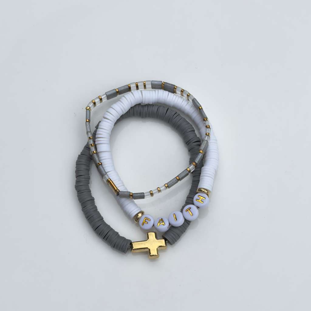 Faith & Grace Stack — Set of 3