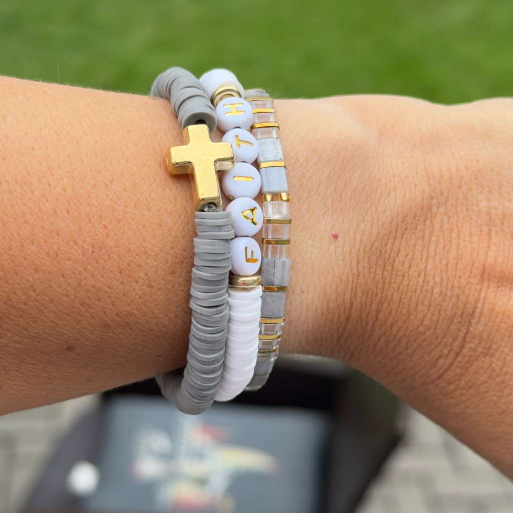 Faith & Grace Stack — Set of 3