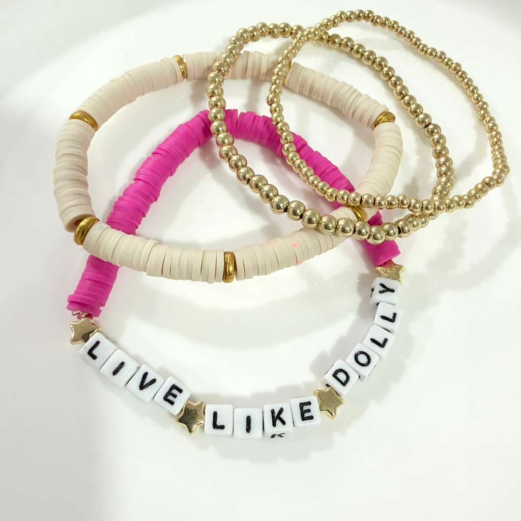 Live Like Dolly Stack — Set of 4