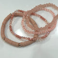 Rosé Glow Bracelet Stack – Set of 4