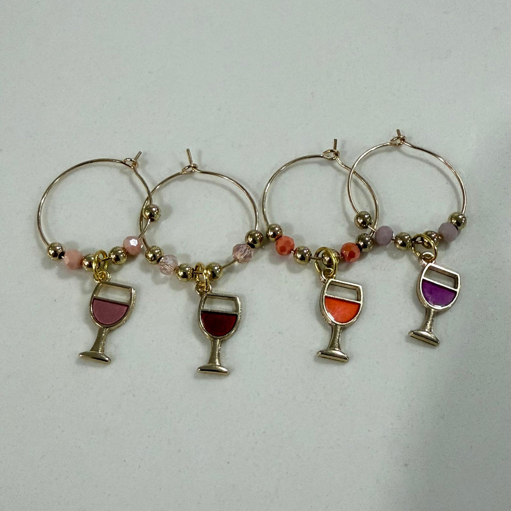 Wine Night Cocktail Charms – Set of 4