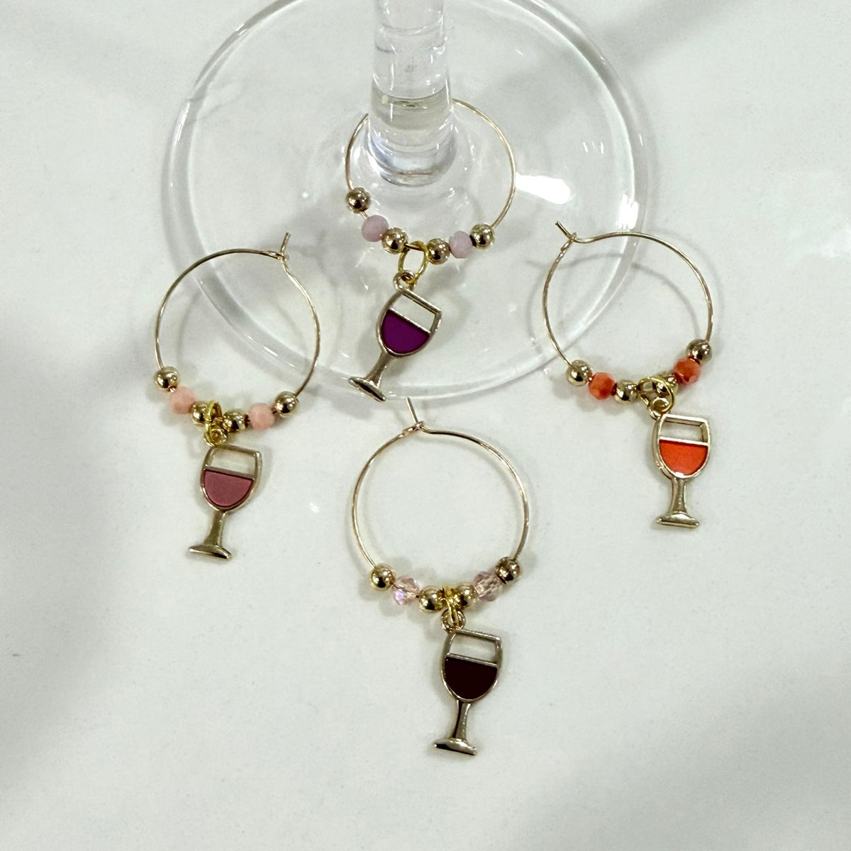 Wine Night Cocktail Charms – Set of 4