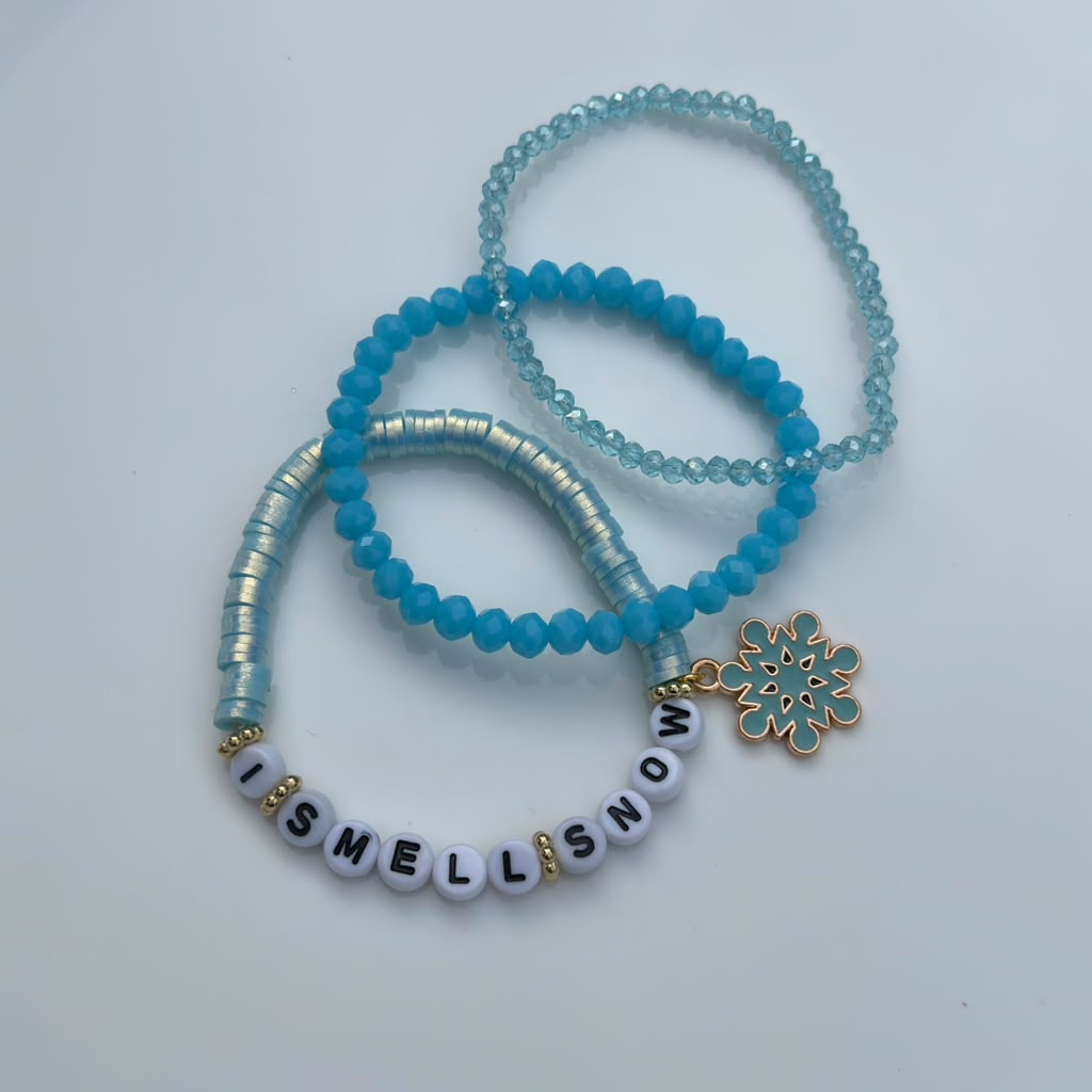 I Smell Snow Bracelet Stack - Set of 3
