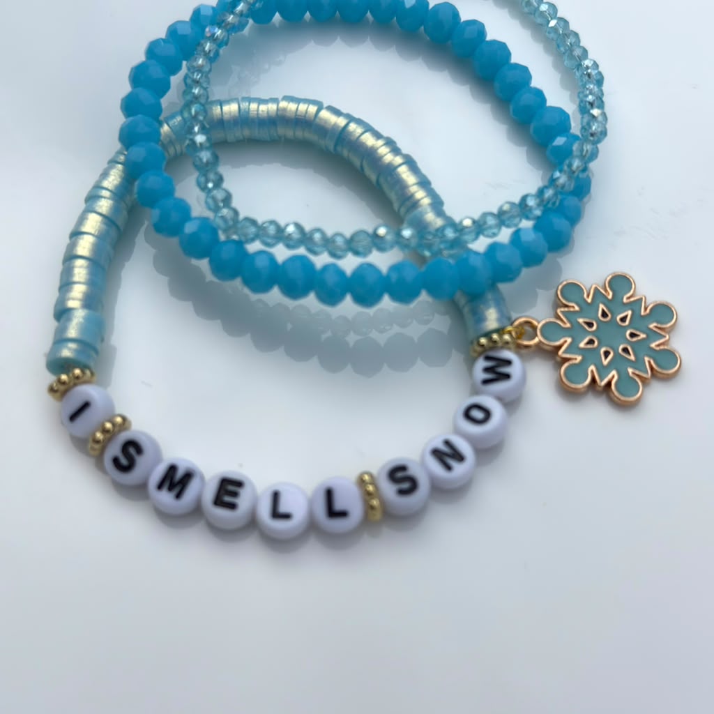 I Smell Snow Bracelet Stack - Set of 3
