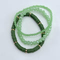 Sage Glow Bracelet Stack – Set of 3