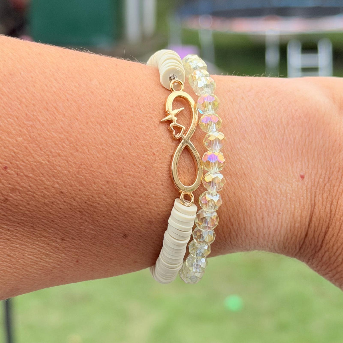Infinite Love Bracelet Stack – Set of 2