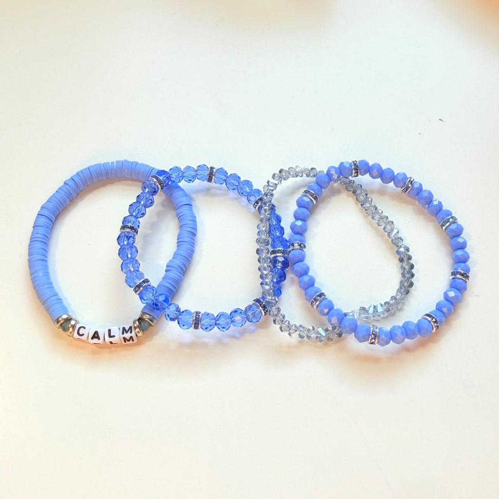 Blue Serenity Stack – Set of 4