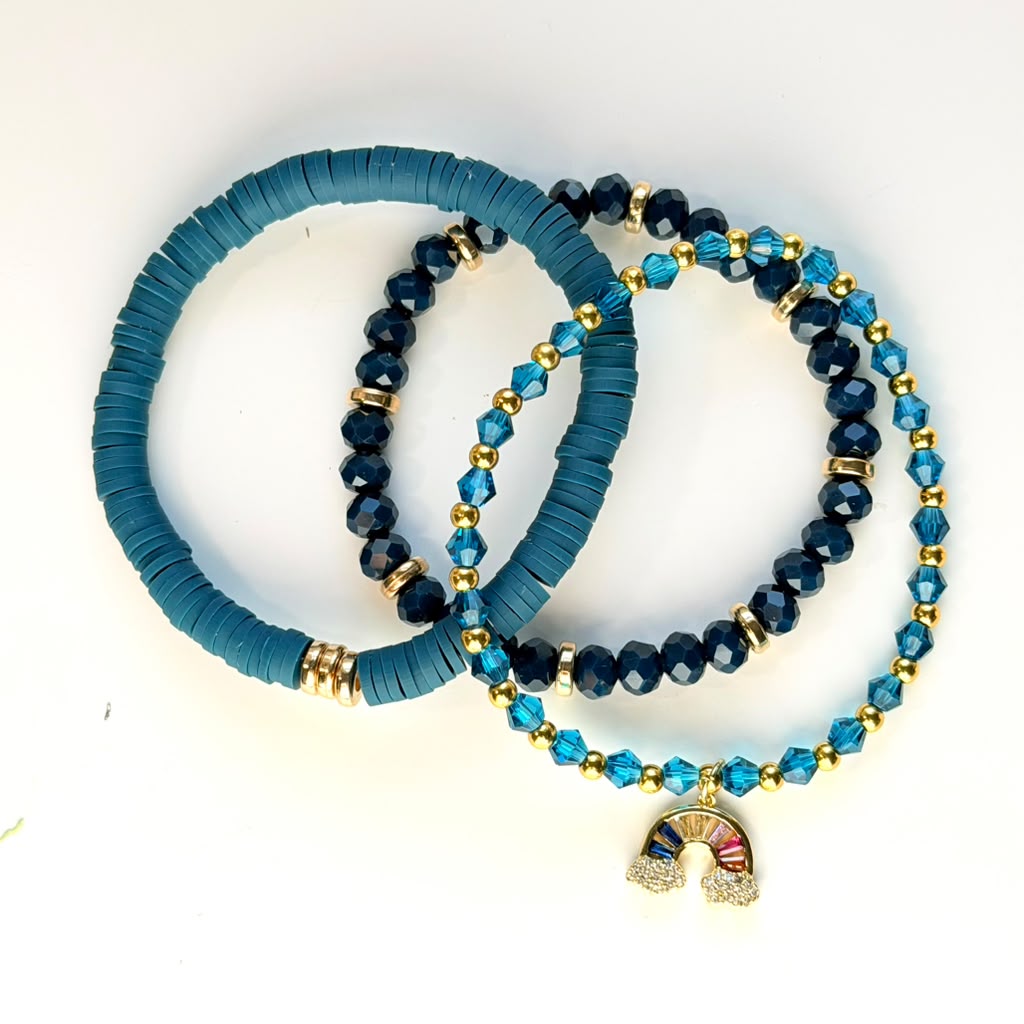 Blue Horizon Stack - Set of 3