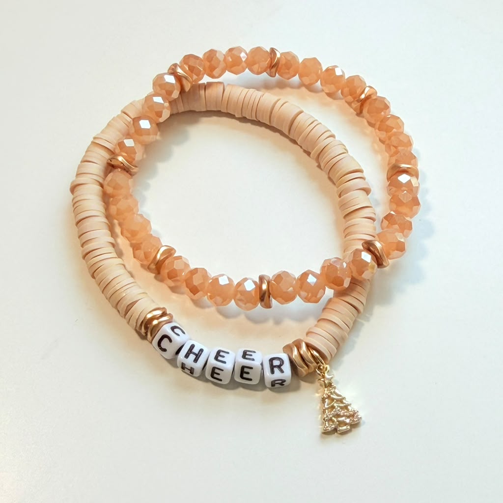 Champagne Cheer Stack - Set of 2