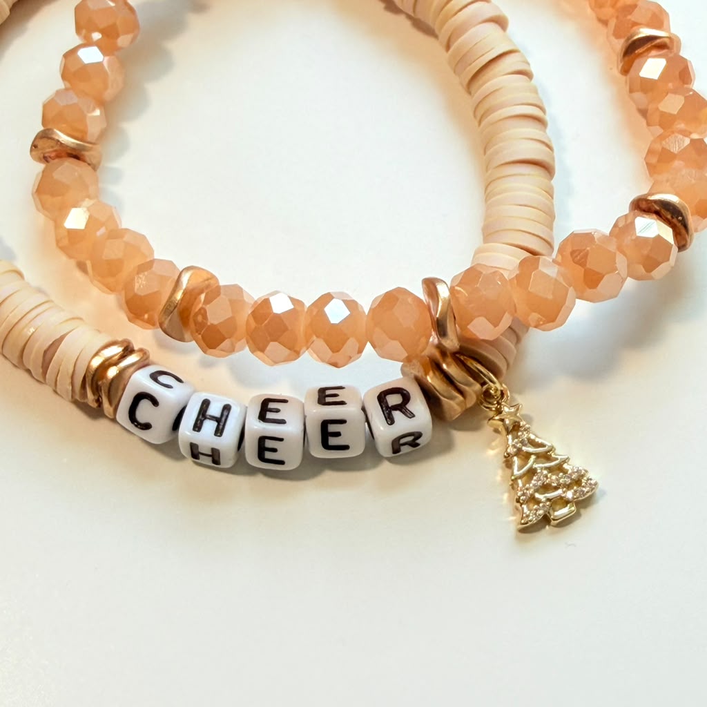 Champagne Cheer Stack - Set of 2