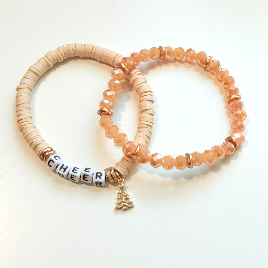 Champagne Cheer Stack - Set of 2