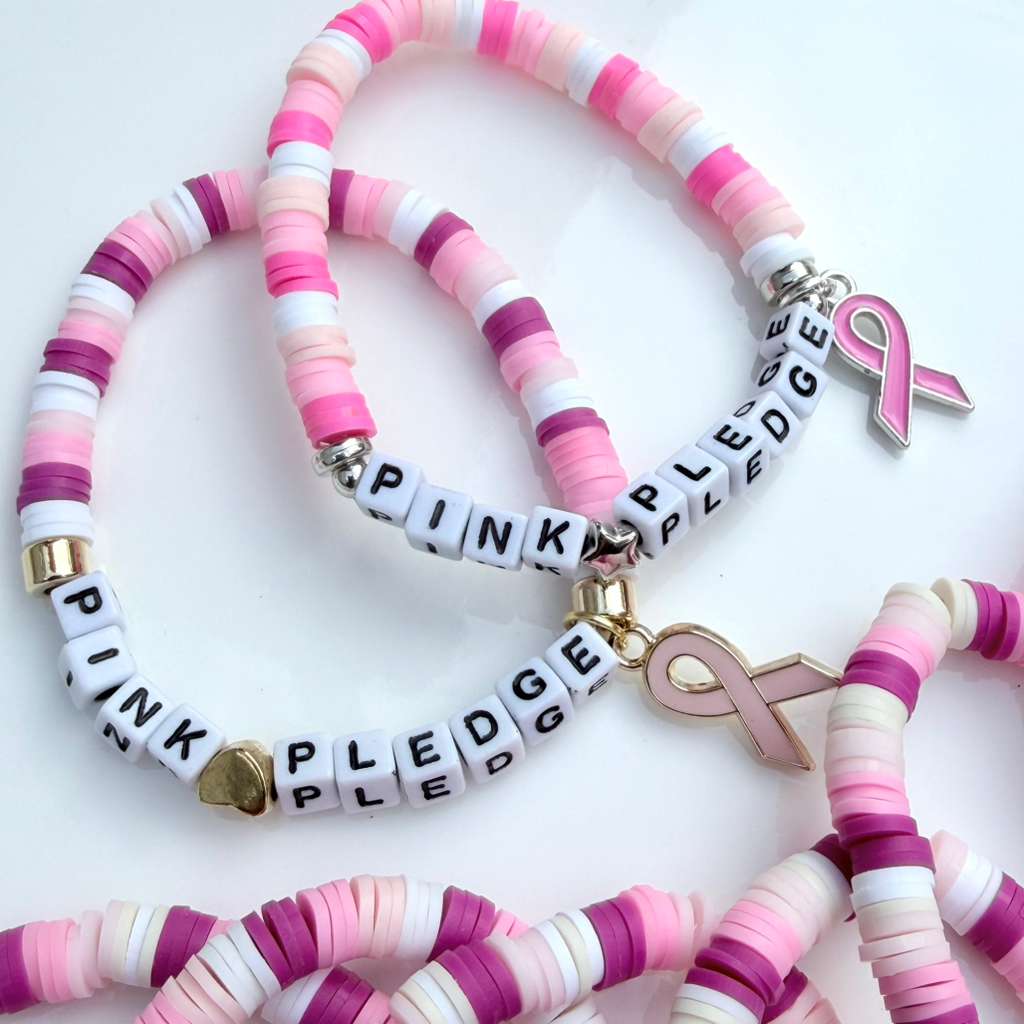 Pink Pledge Bracelet – Early Detection Saves Lives