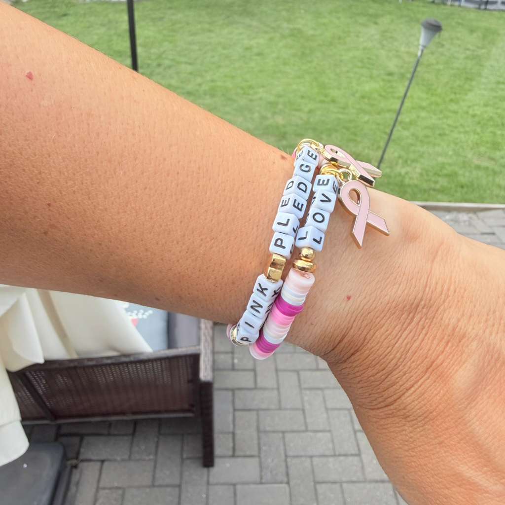 Pink Pledge Bracelet – Early Detection Saves Lives